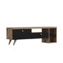 Hanah Home Parion Soporte de TV Negro y Roble